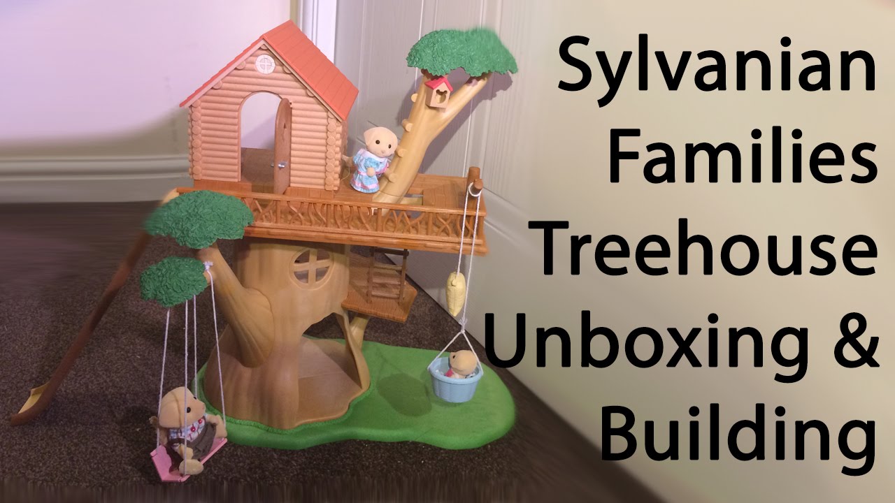 Sylvanian Families Treehouse Unboxing & Building