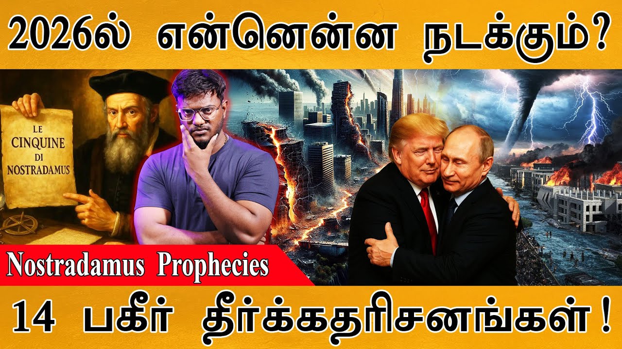 🧙 2026-ல் என்னென்ன நடக்கப்போகுது? | 14 பகீர் தீர்க்கதரிசனங்கள்! | Nostradamus Prophecies for 2026 |
