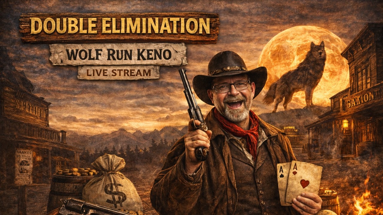 Wolf Run Keno DOUBLE ELIMINATION | Subscriber Survival LIVE