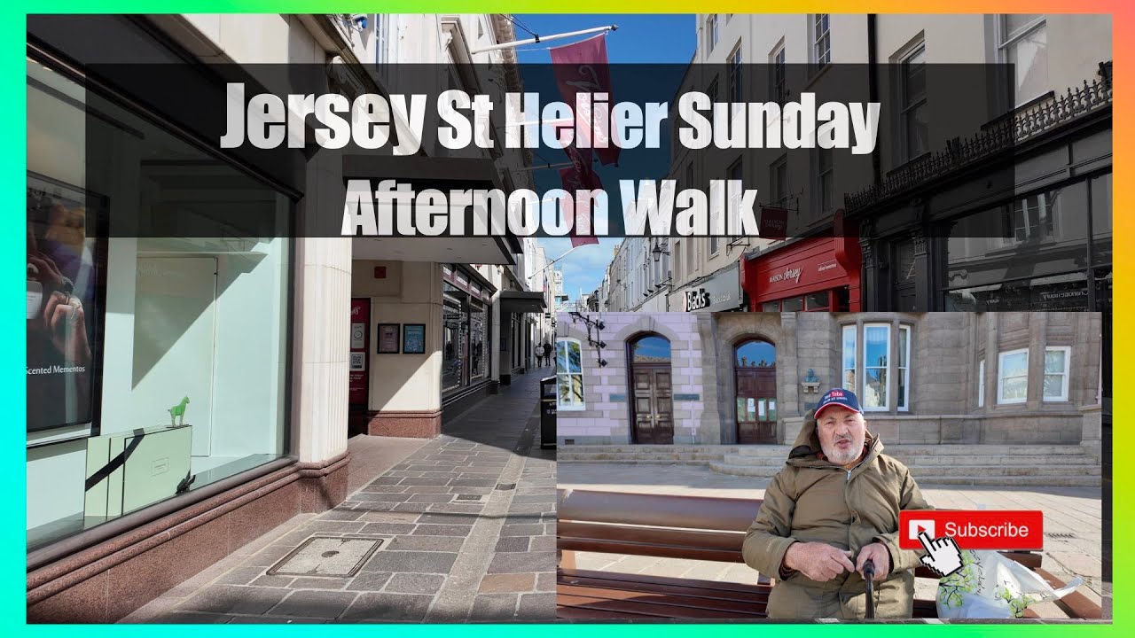 Jersey St Helier Sunday Afternoon walk