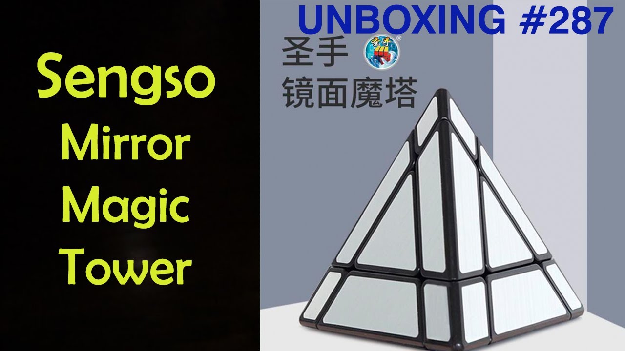 Unboxing №287 Sengso Mirror Magic Tower | Mirror Tower | Mirror Pyraminx