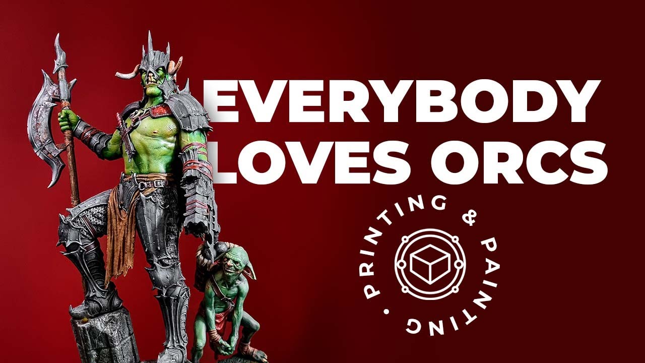 Orc and Goblin Diorama - 3D Printing and Painting
