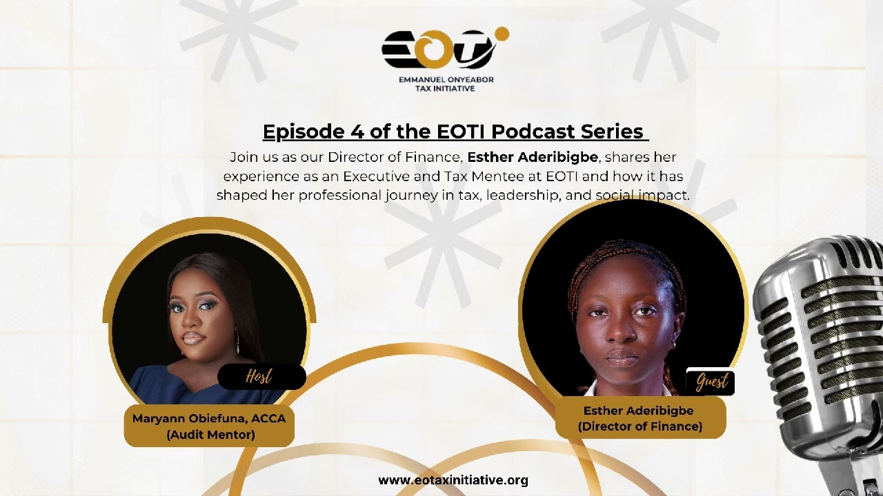 Episode 4 of the EOTI Podcast with the Director of Finance at EOTI