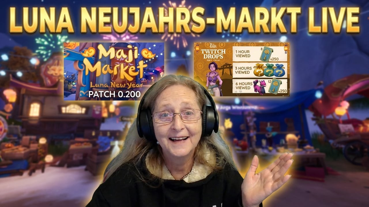 📋🌙 Palia LIVE! Luna-Neujahrs-Markt & Verlosung !discord 🎁