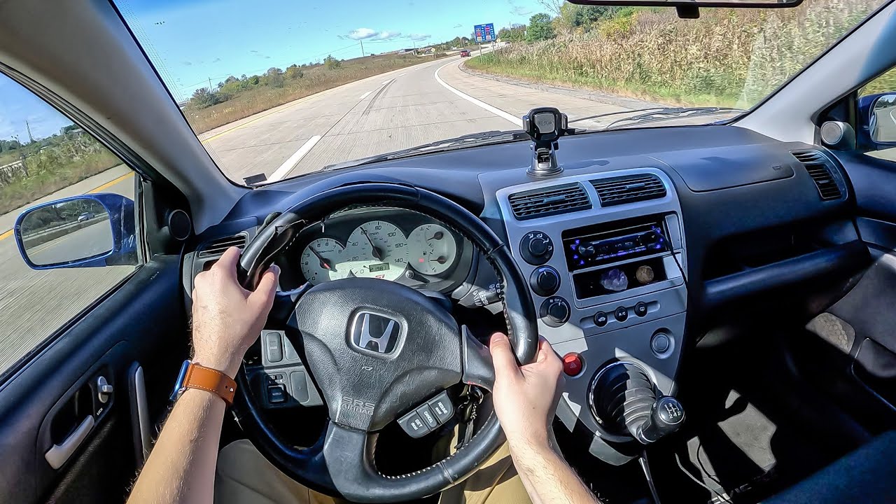2003 Honda Civic Si (EP3) - POV Test Drive (Binaural Audio)