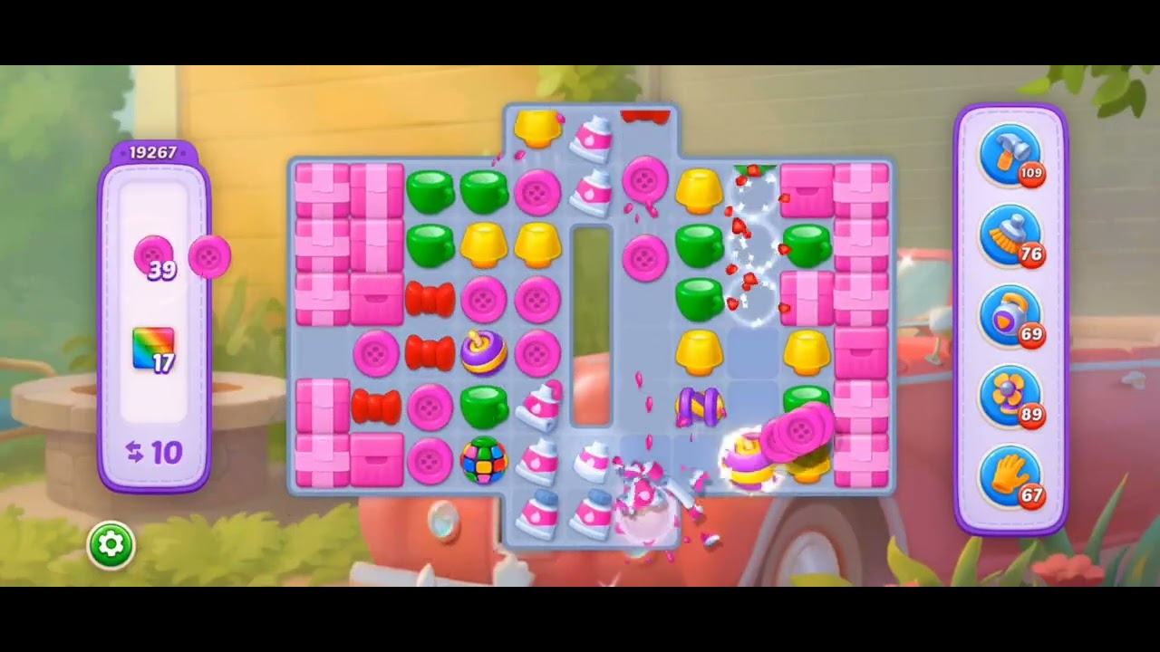 Homescapes Level 19267 Hard (No Boosters)