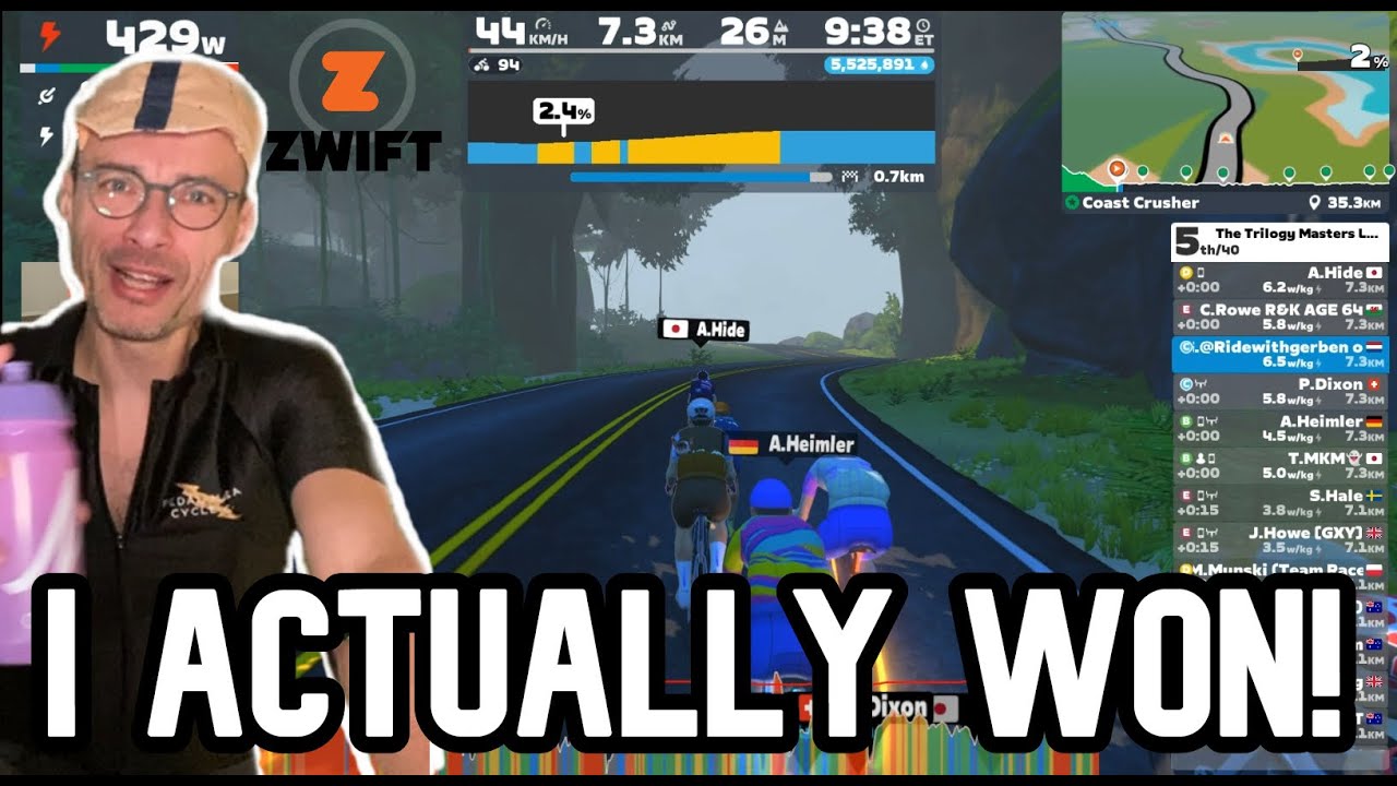 Я действительно выиграл гонку Zwift! | Финал Trilogy Masters League