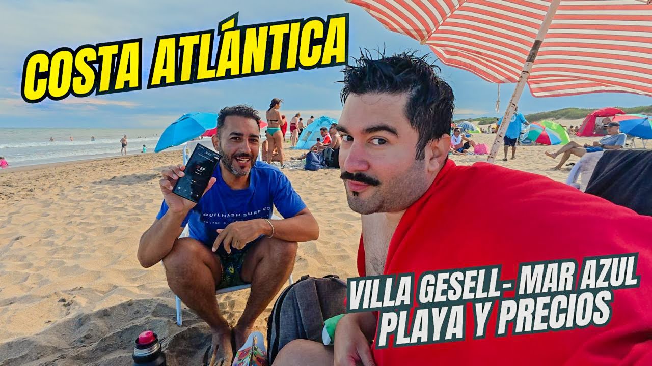 Villa Gesell y Mar Azul: ¿Las Playas más LINDAS de Argentina? (Comida, Ambiente y Precios 2025)