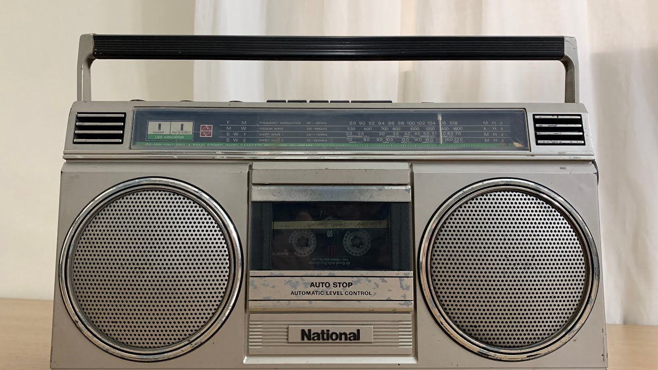 Restauração: National AM/FM Radio Cassette Recorder RX-4954