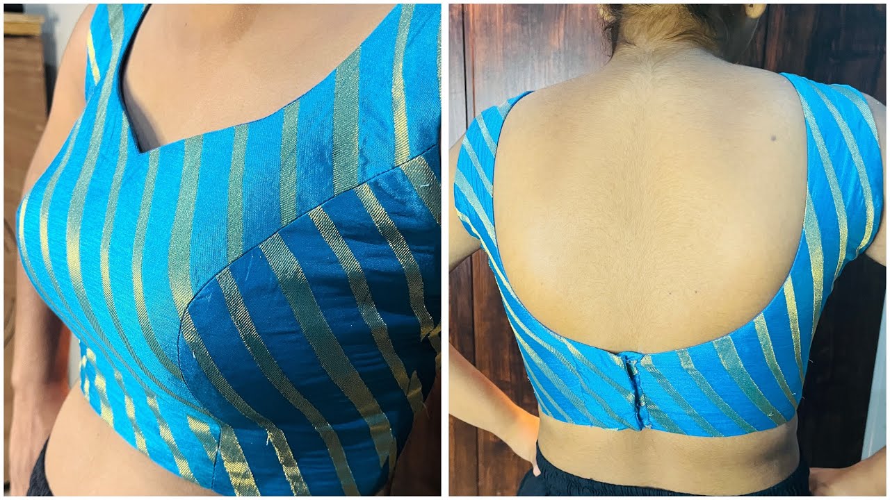Princess Cut Blouse Cutting And Stitching Part 1 /Perfect Fitting Blouse Cutting And Stiching