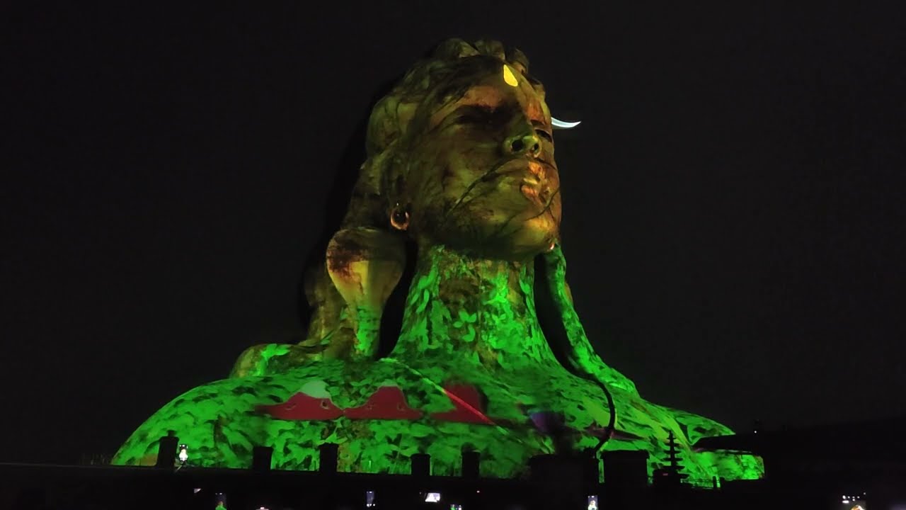 Isha 3D laser lighting show