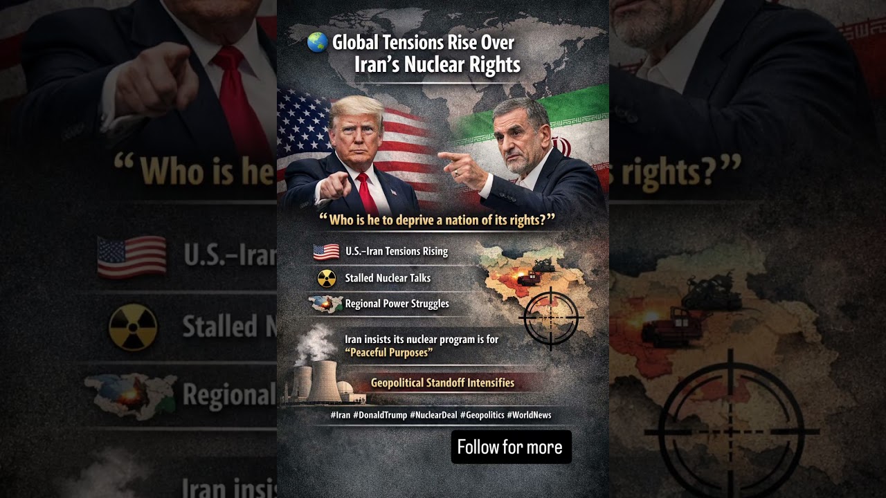 🌍 Global Tensions Rise Over Iran&rsquo;s Nuclear Rights