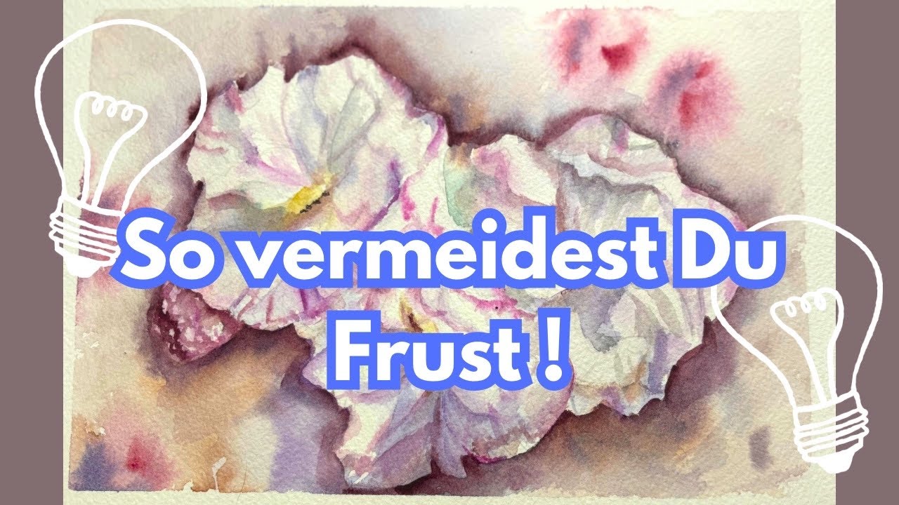 3 Dinge, die ich beim Aquarellieren gerne früher gewusst hätte | Zierkirschen in Aquarell