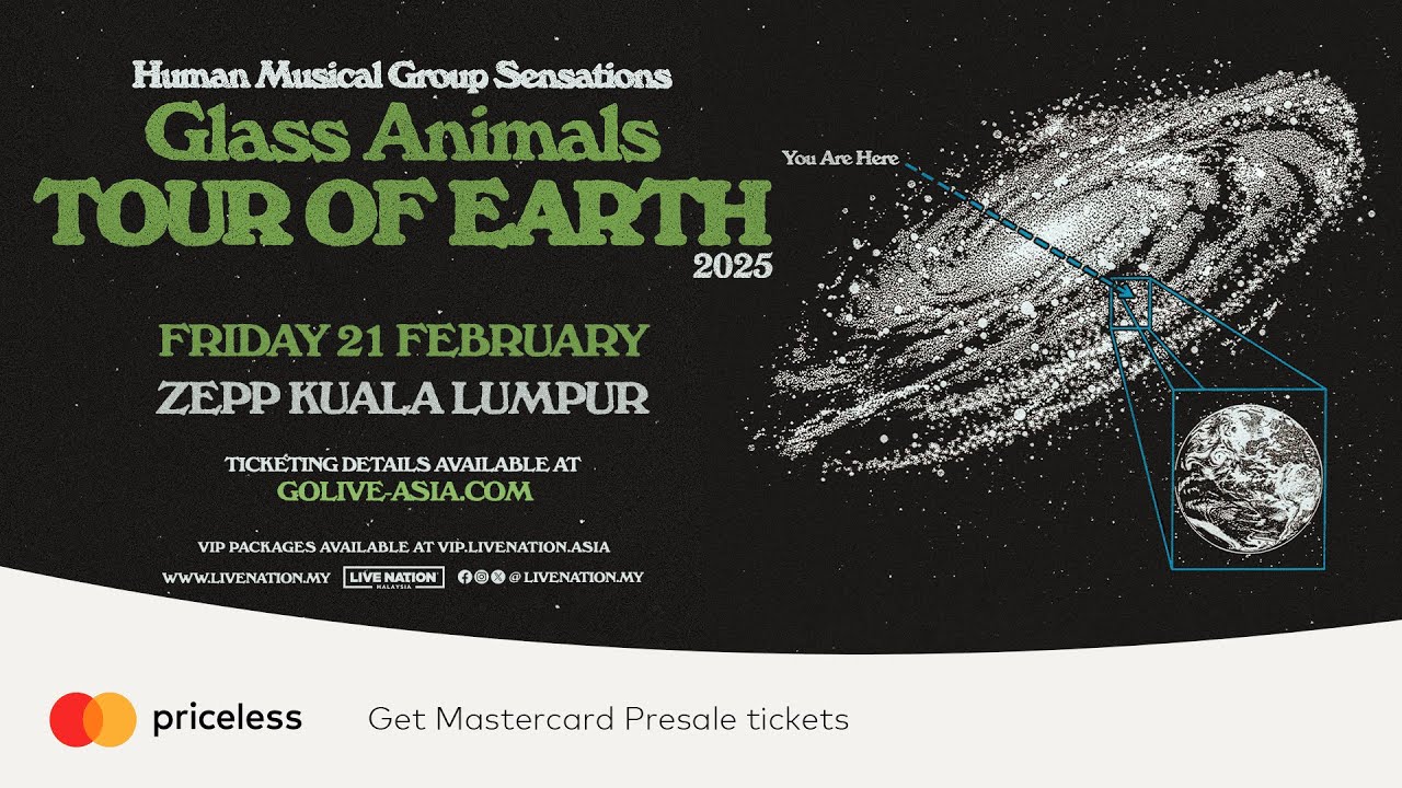 [Mastercard Presale] Human Musical Group Sensations GLASS ANIMALS: TOUR OF EARTH