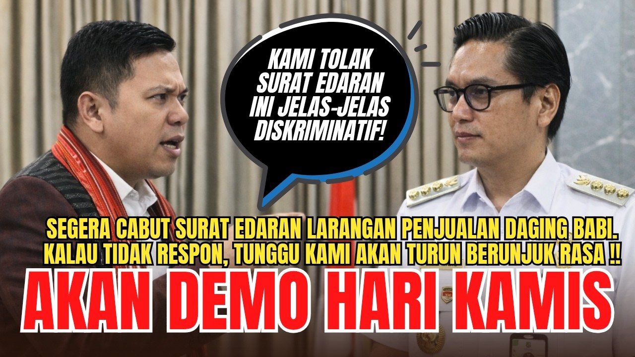 🔴 TERBARU‼️ KETUM HORAS BANGSO BATAK KESAL DAN DESAK WALIKOTA MEDAN AGARA SEGERA CABUT SURAT EDARAN