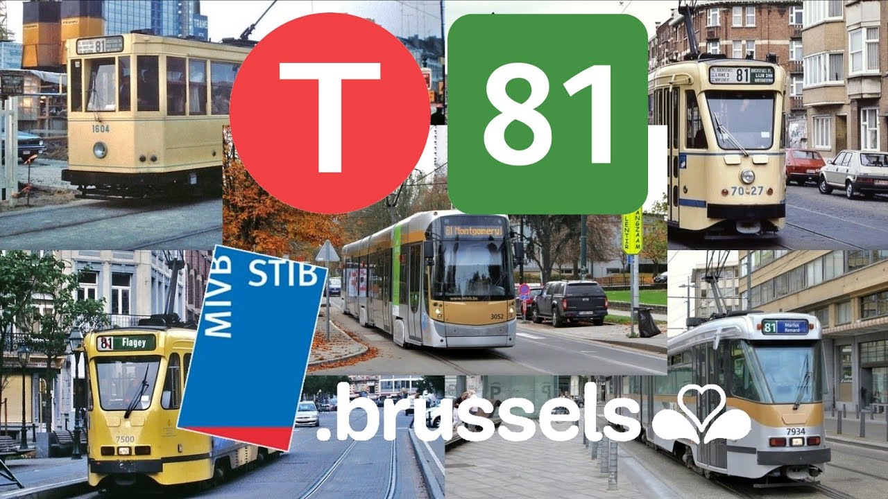 LIGNE : Tram 81 De La STIB