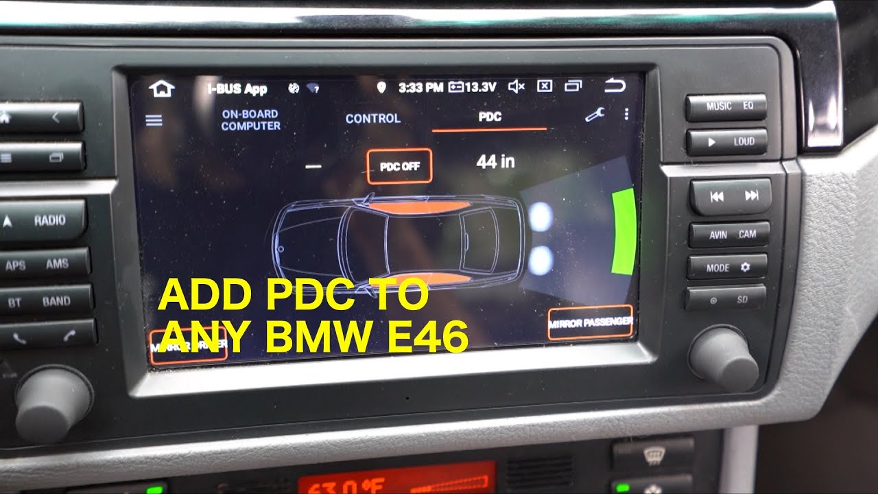 Park Distance Control (PDC) Retrofit BMW e46