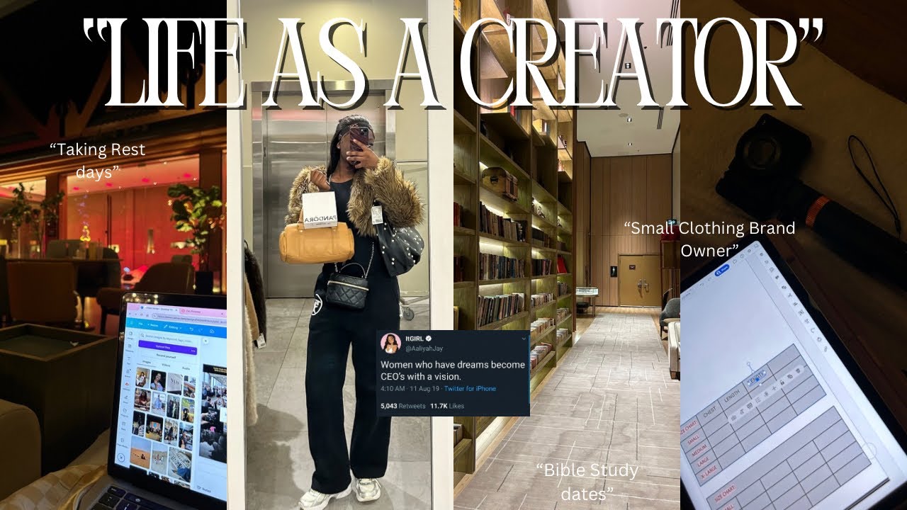 Week in My Life as a Creator & Clothing Brand Owner: Spa Day, Mockups, Vision Board 2025 & Self-Care
