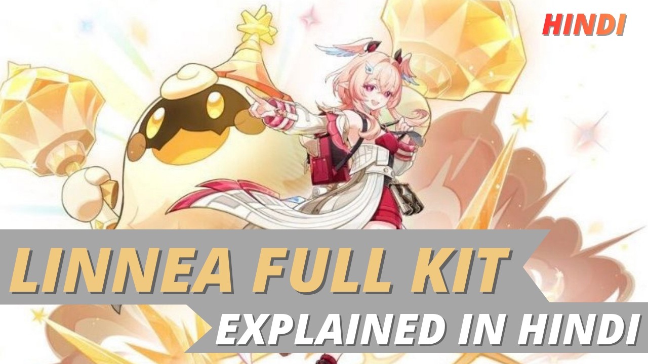 LINNEA FULL KIT EXPLAINED in Hindi 🔥 | New 5★ Geo Healer? Lunar Crystallize Meta! | Genshin