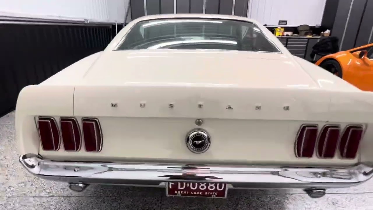 1969 Mustang Boss 429 Matchings Numbers Wimbolton white