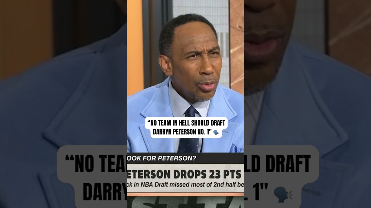 Stephen A. sounds off on Darryn Peterson 👀