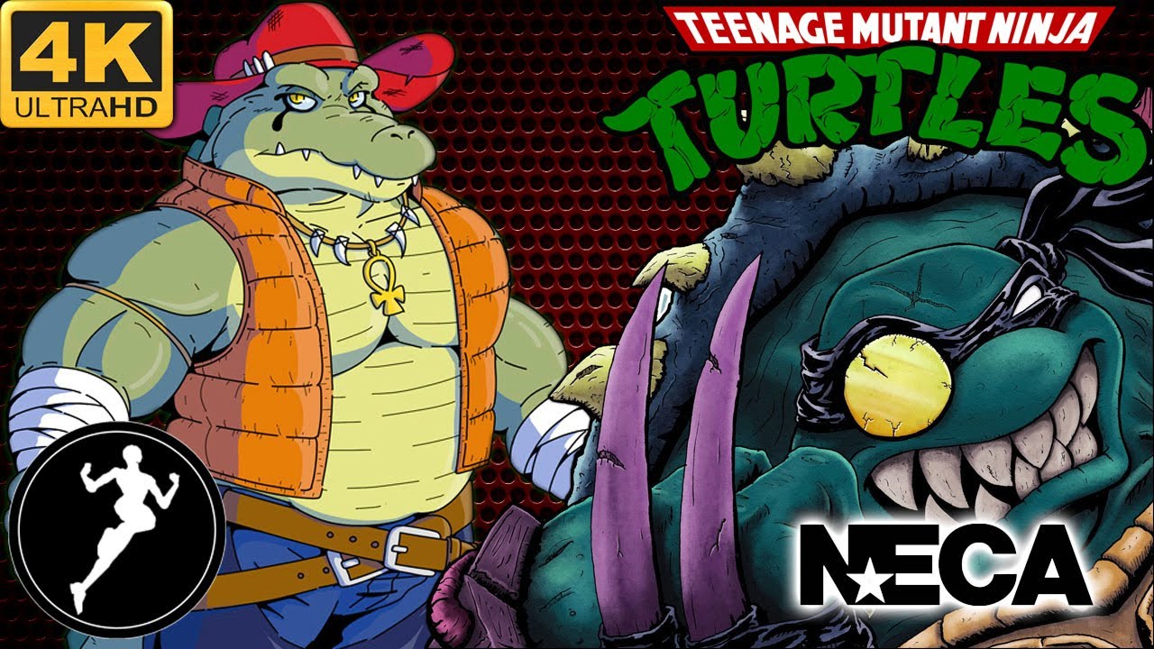 Обзор фигурки Черепашки Ниндзя/TMNT(Neca). Слэш и Лезерхэд.