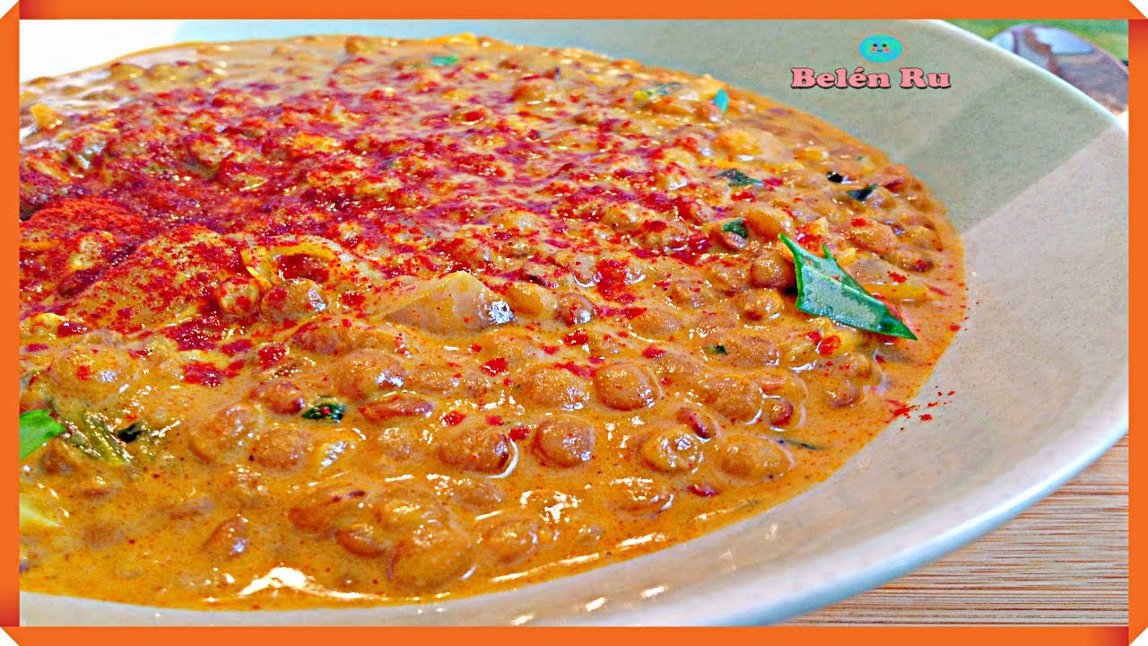 💚 CURRY de LENTEJAS VEGANO con LECHE DE COCO en LATA 🇮🇳 SALSA GARAM MASALA, COMIDA INDIA VEGETARIANA