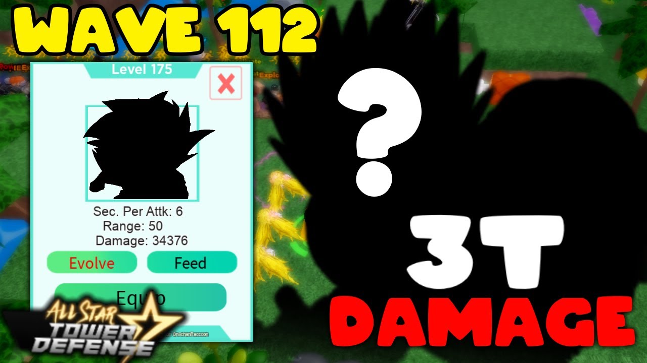 3T Damage w/ The First Unit To Have 4 6 Star For Evolution | DUO GAMEPLAY | All Star Tower Defense