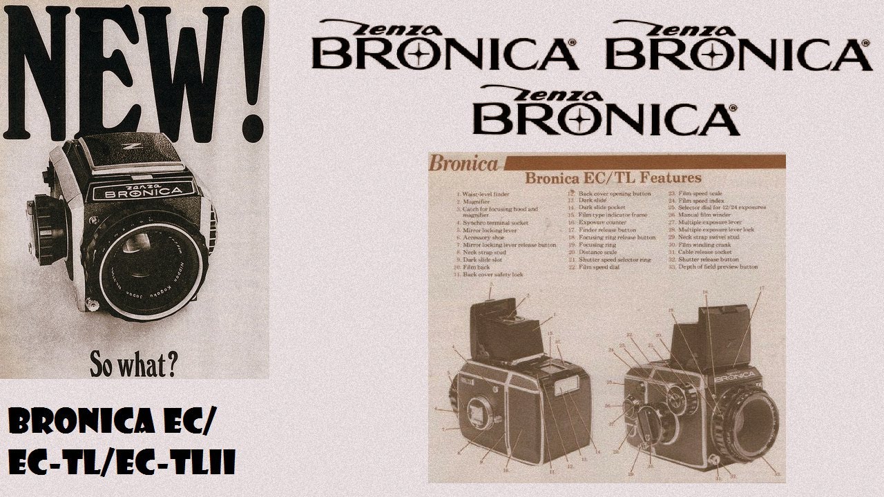 Bronica EC vs TL vs TLII