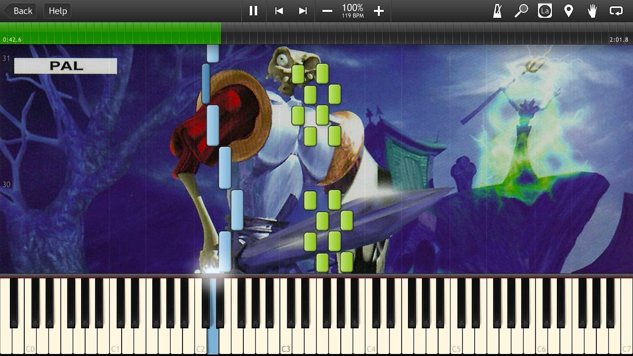 Medievil - Cemetery Hill - Synthesia Piano Solo Tutorial