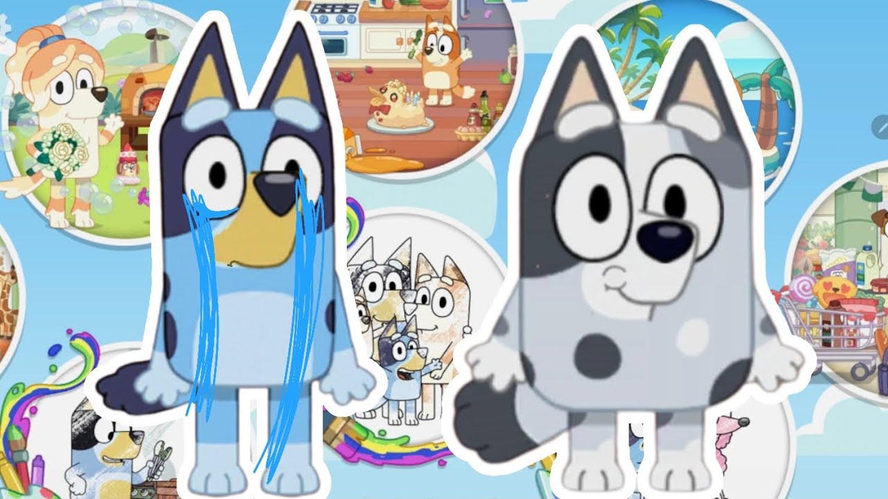 muffin eats bluey's cake /GROUNDED