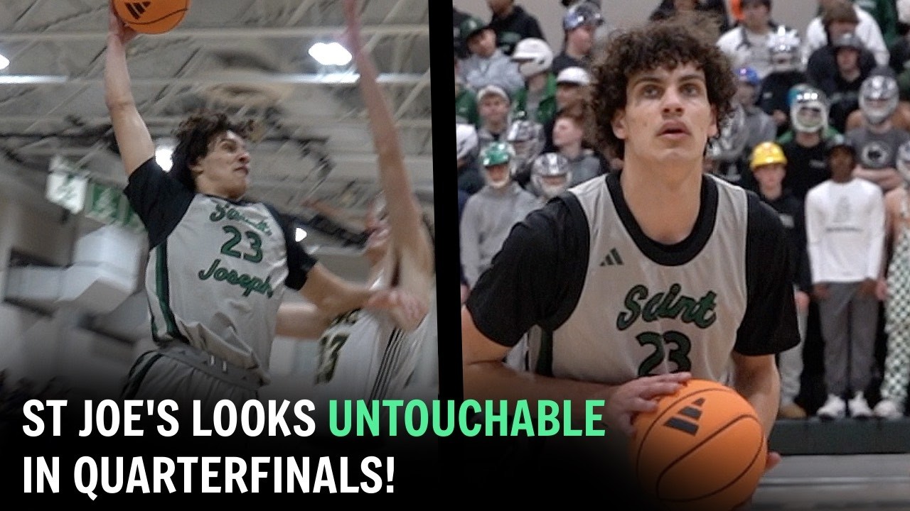 ST JOES (METUCHEN) COULD DO NO WRONG ! QUARTERFINALS LOOKS EASY FOR 28-1 POWERHOUSE