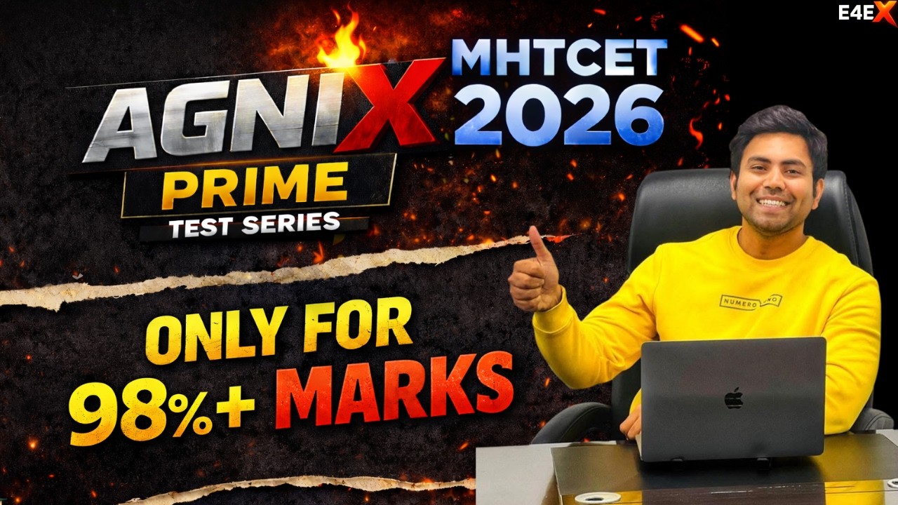MHT-CET 2026 | Most Advanced Maths Test Series 🔥 AGNIX PRIME Starts 25 Feb | 99%+ Strategy