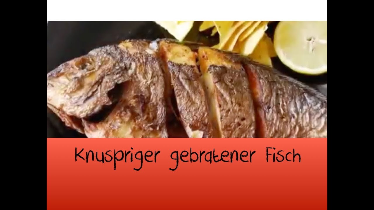 Knuspriger gebratener Fisch