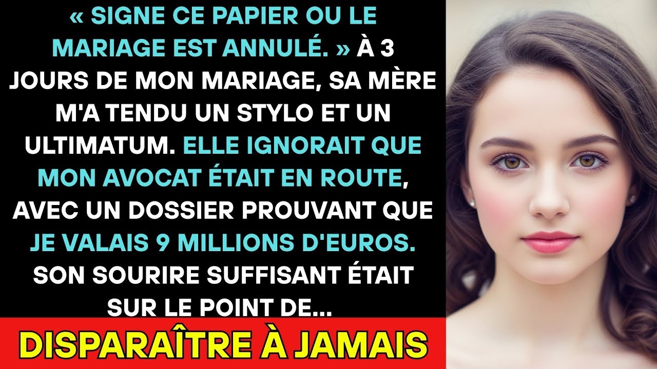 « Signe Le Ou Le Mariage Est Annulé » A Exigé Sa Famille  Ils Ne S'attendaient Pas À Ce Que Mes 9M