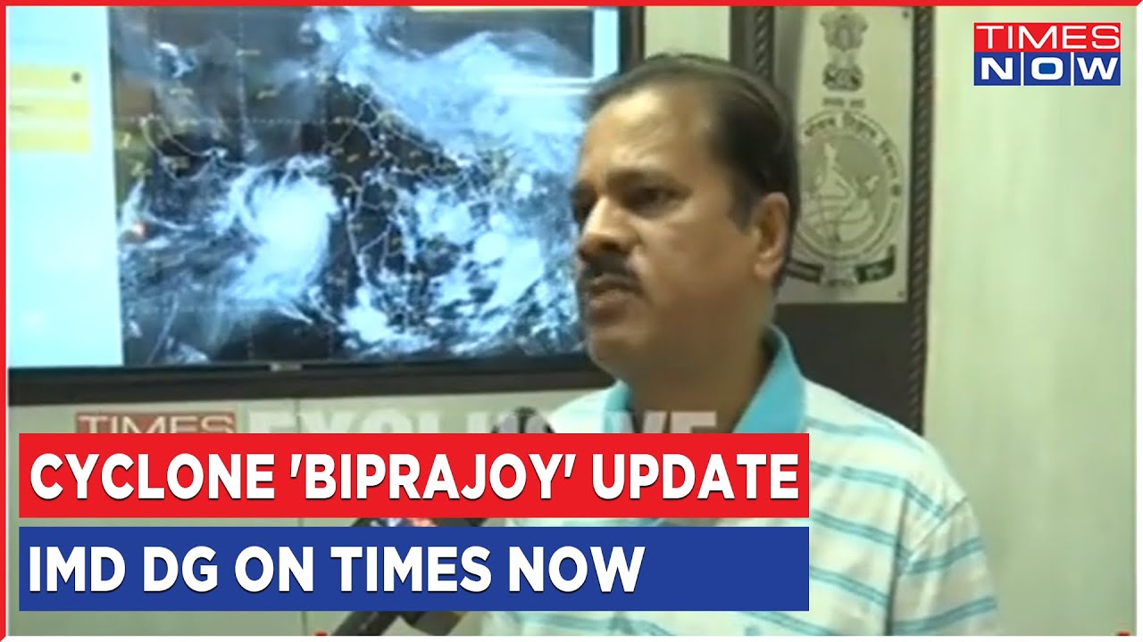 Cyclone Biparjoy Moving Towards The North-East | IMD DG Mrutyunjay Mohapatra On Times Now