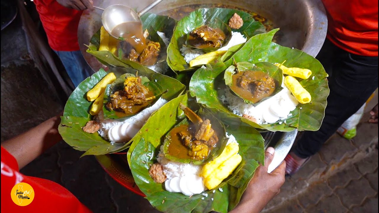 200 Kg Bulk Making Of Sarna Hotel Ka Chusta Unlimited Mutton Rs. 130/- Only l Ranchi Street Food