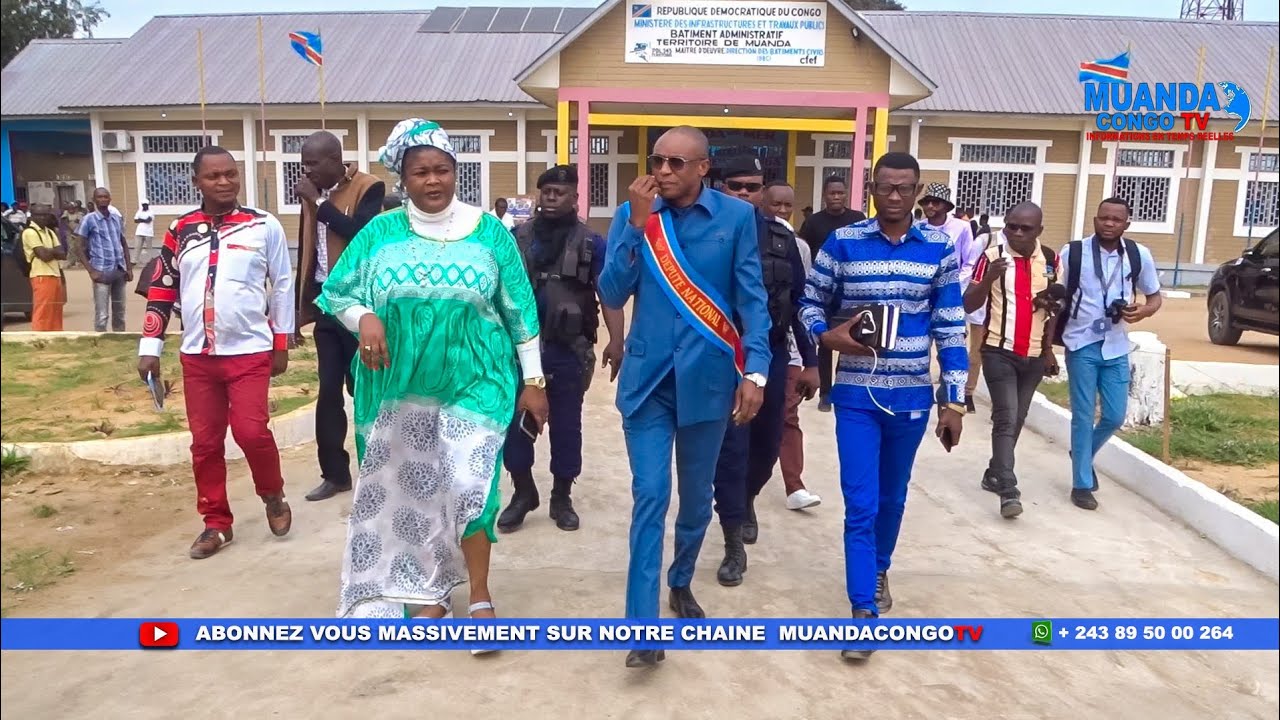 Muanda🇨🇩: Lancement des travaux de construction Route Cité Yema#VRSC#Marcel Matumpa Député National 