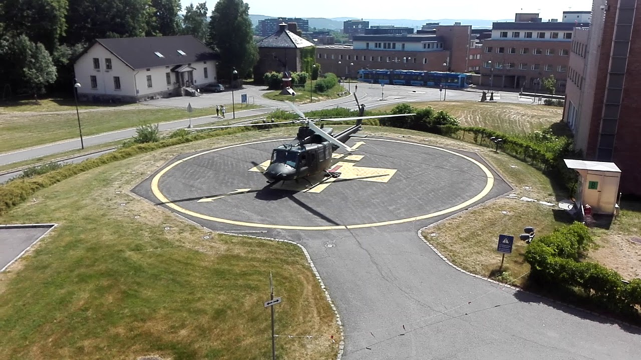 Forsvaret lander på Rikshospitalet i juni 2018