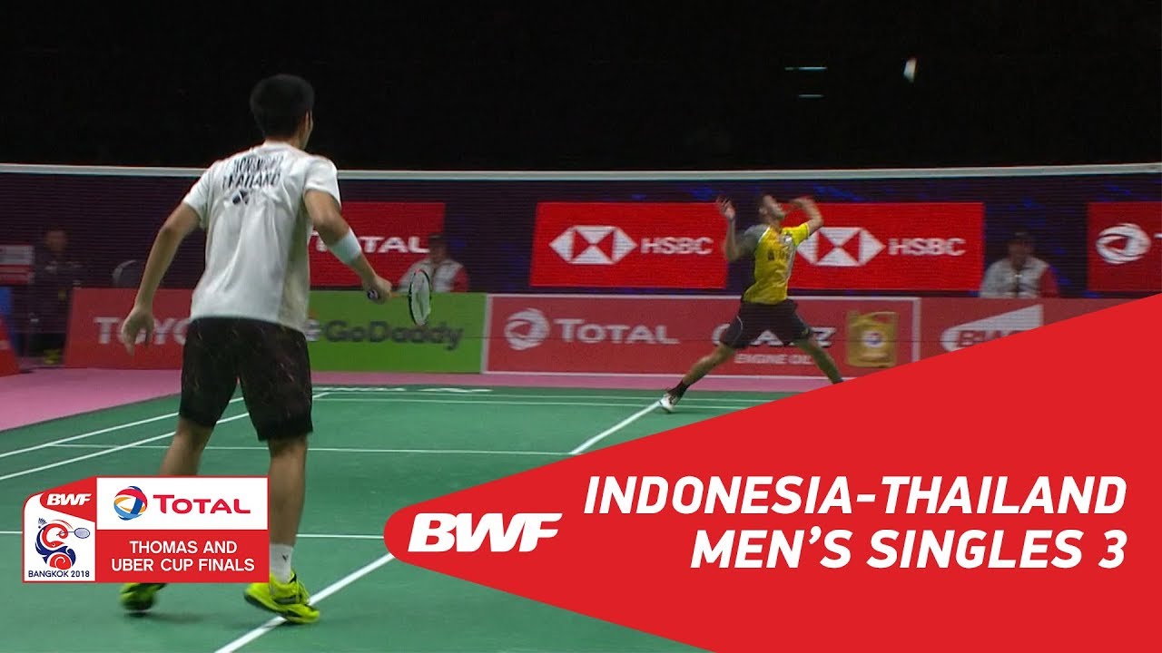 Thomas Cup | MS3 | Firman Abdul KHOLIK (INA) vs Pannawit THONGNUAM (THA) | BWF 2018