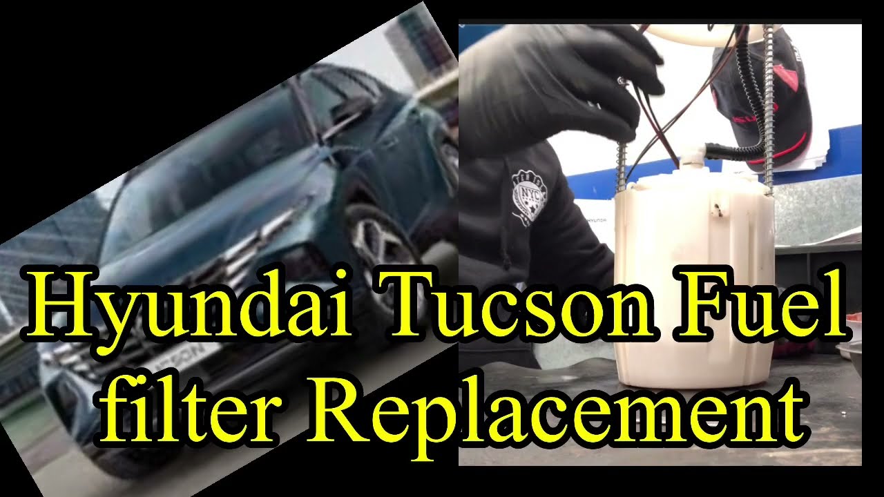 How to replace a Fuel filter for Hyundai Tucson or Kona