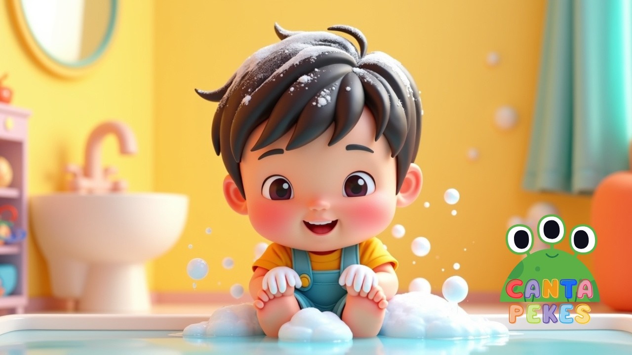 Desenho infantil Da Cabeça aos Pés 🧴🎶 Canções infantis para o banho