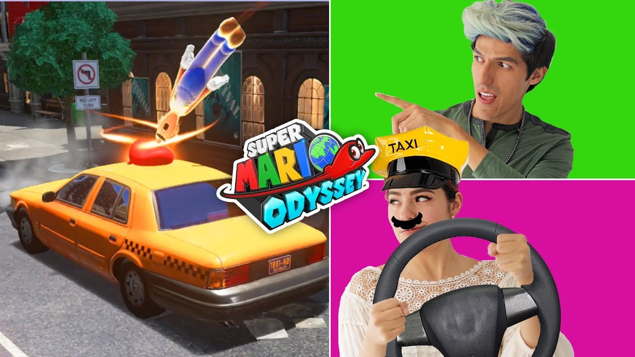 HOW TO TURN MARIO INTO A TAXI | SUPER MARIO ODISSEY GAMEPLAY