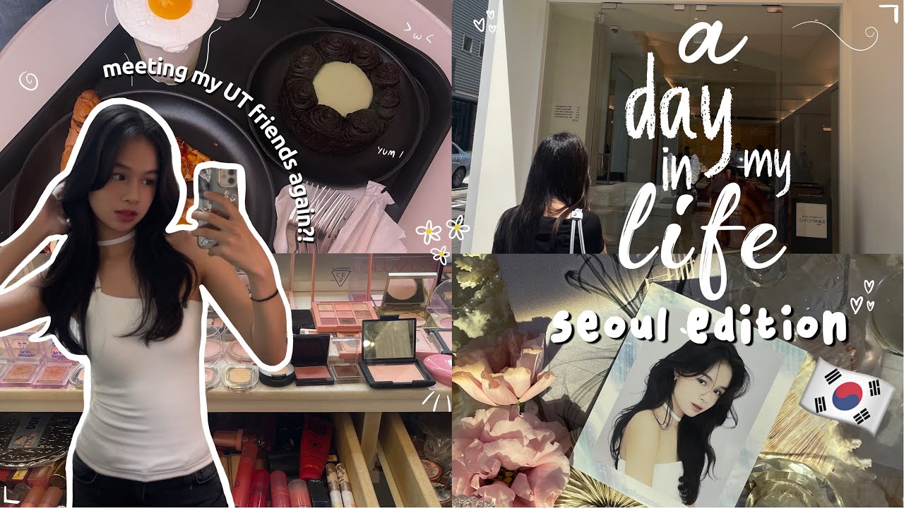 a day in my life in seoul 🇰🇷 | meeting universe ticket girls 🎫 , cafes & photobooths 🎥