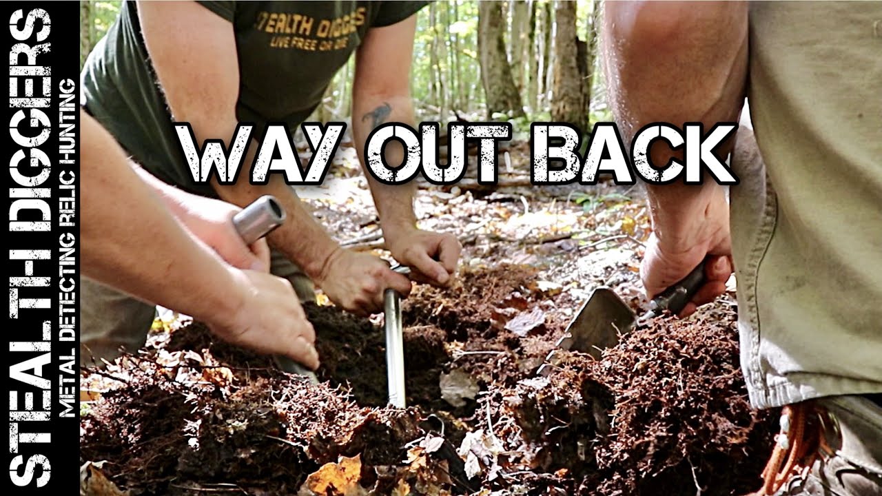 This post civil war site was hidden at the back end of a colonial farm metal detecting finding coins