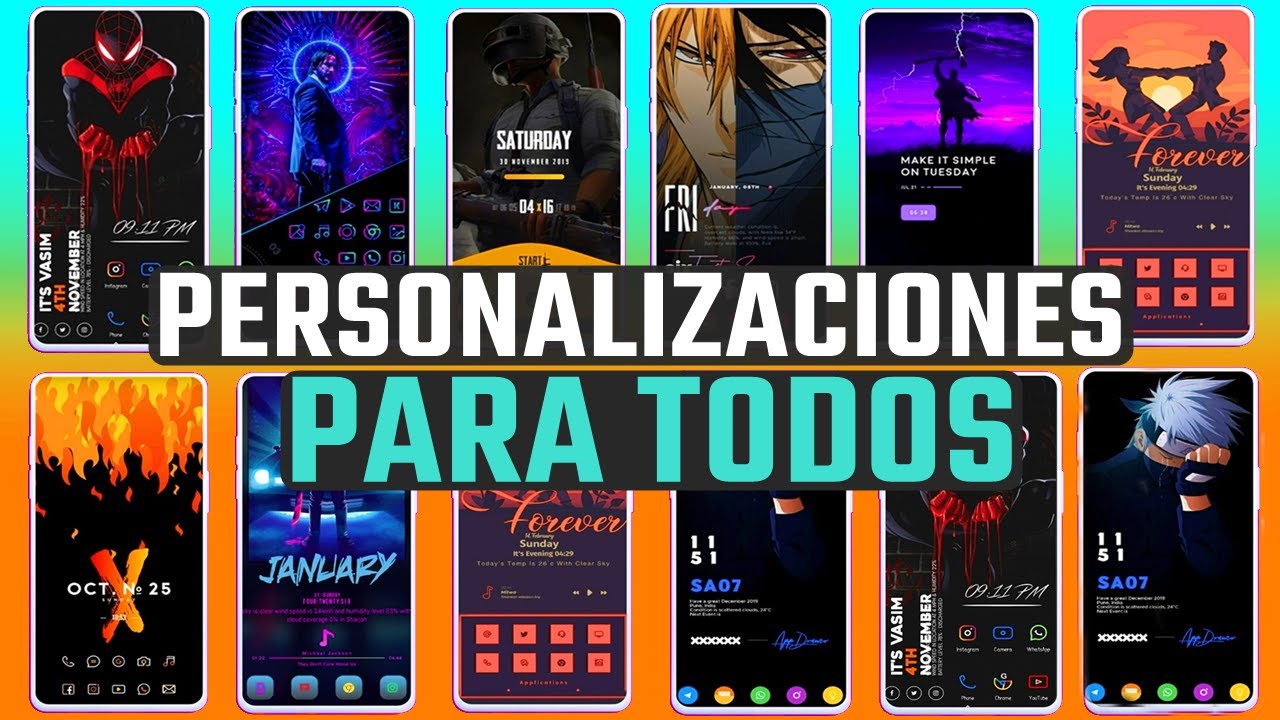 Como Personalizar Cualquier Telefono al MAXIMO😍🔥