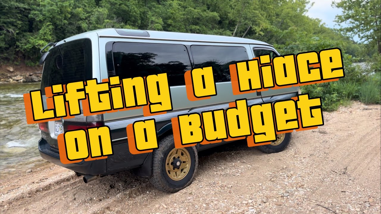 Lifting a Toyota Hiace on a Budget