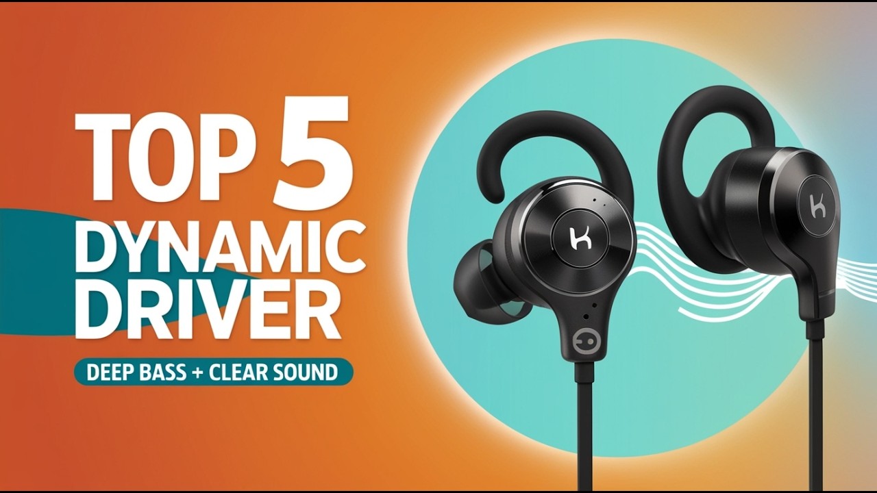 Top 5 Best Dynamic Driver Earphones 2026 | Deep Bass & Clear Sound