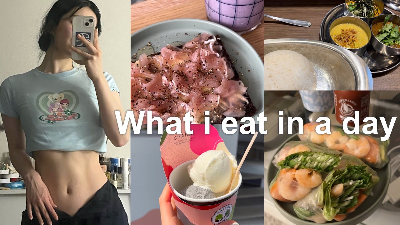 【食事密着】アイスもお菓子も食べて痩せたい！そんな私の1日の食事密着🍽