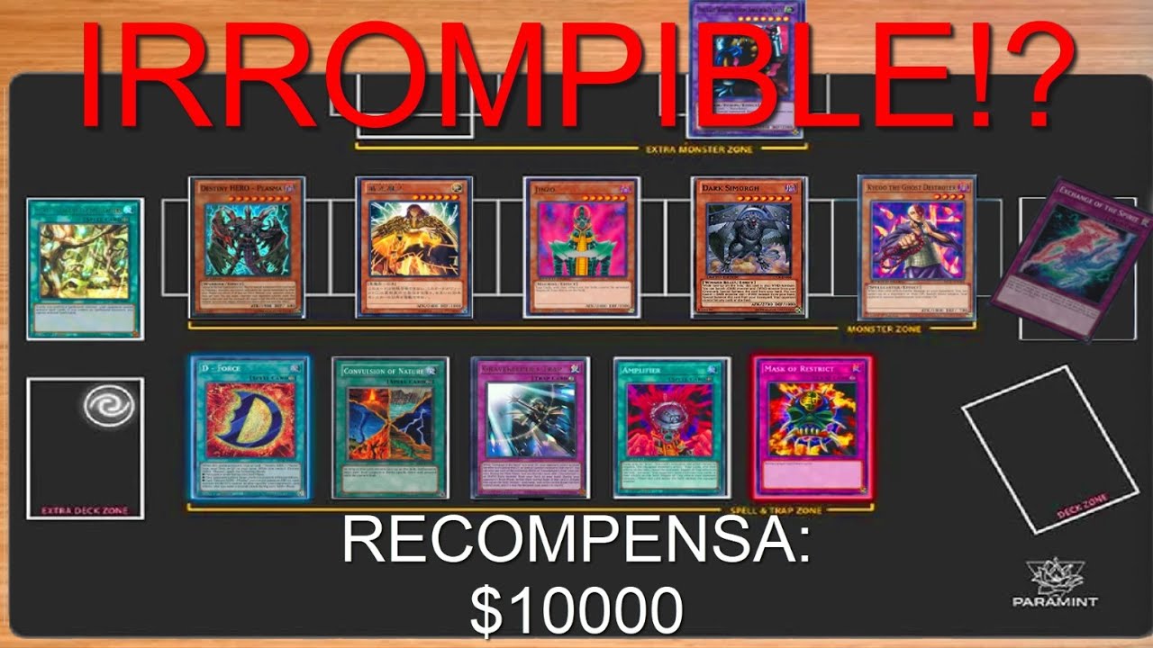 ROMPE ESTE CAMPO Y GANA $10000 PESOS!!! Yu-Gi-Oh! UNBREAKABLE BOARD CHALLENGE!!!